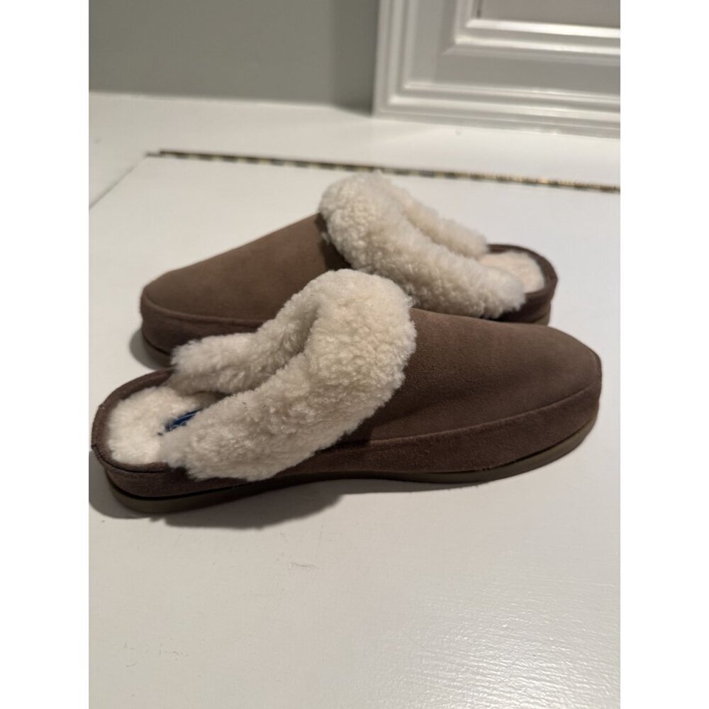 NEW Hari Mari Womens Tia Mule Slippers Indoor Outdoor Brown Size US 7 $150 [jb] - Picture 14 of 16